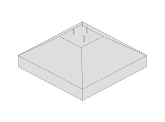 модель бетонного блока